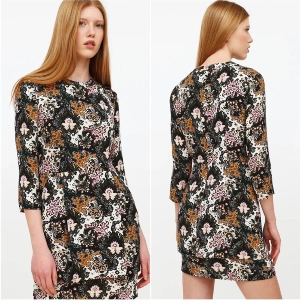 ALC Tordi Dress 100% Silk Sz 10
